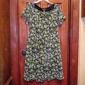 Size 14W Womans Floral Spring Dress